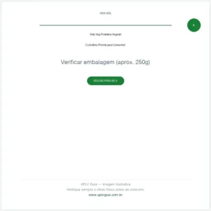 Vida Veg Proteína Vegetal Culinária (Pronta para Consumo)